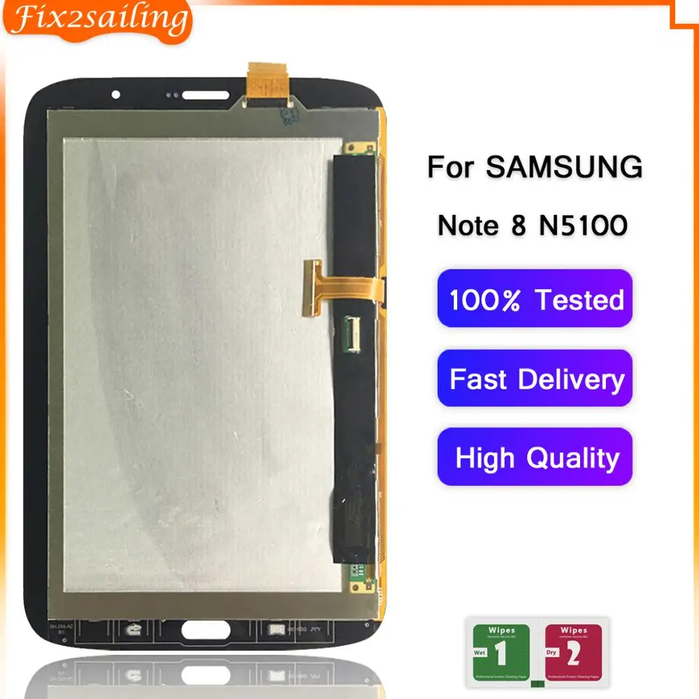 ЖК дисплей для Samsung Galaxy Note 8 0 N5100 N5110 модуль сенсорной панели с | Отзывы и видеообзор