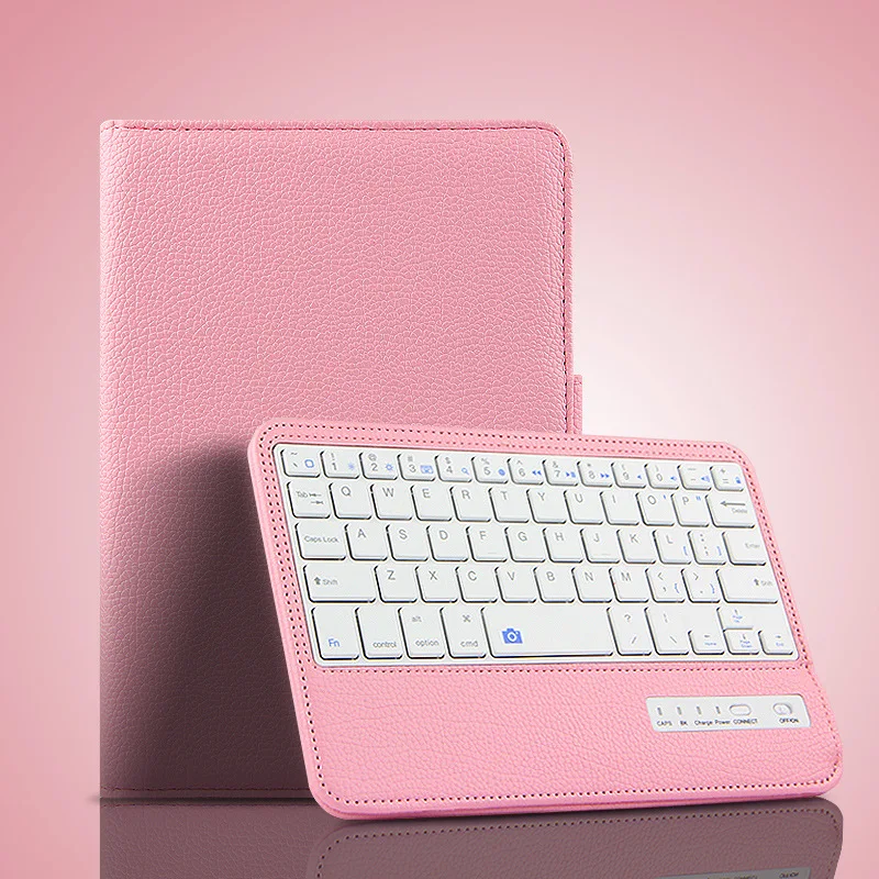 

New Removable Coque for iPad mini 5 2019 Case with Keyboard Bluetooth PU Leather Cover for iPad mini 5 Keyboard Stand Case 7.9''