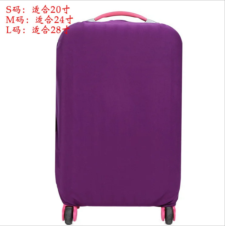 Горячий дорожный багажный Чехол Протектор Эластичный Чемодан Сумка пыленепроницаемый против царапин - Color: Purple
