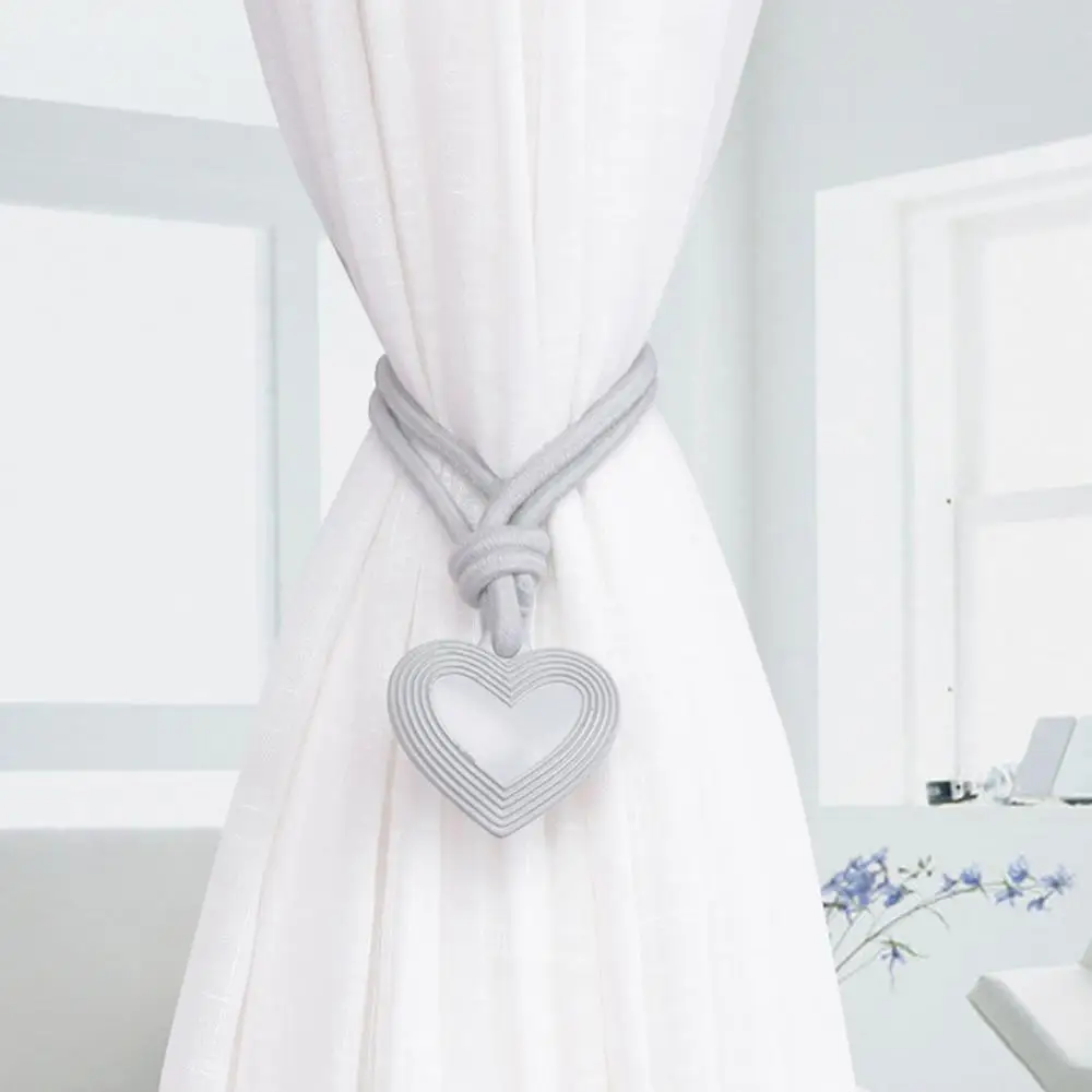 Stylish Heart Window Curtain Tie Rope Tieback Holder Bedroom Home Decoration