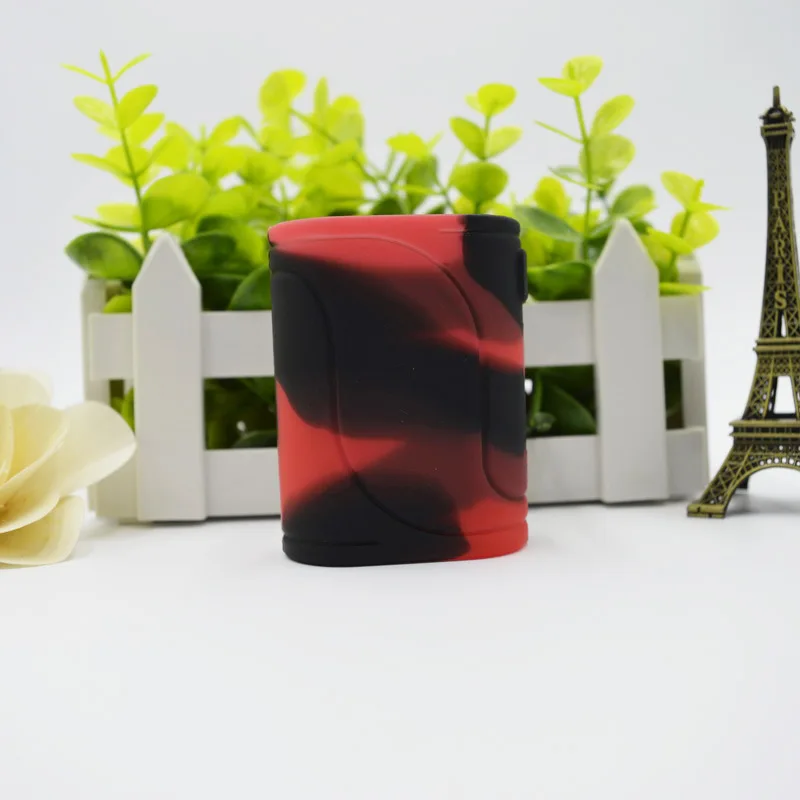 black red Не царапающийся силиконовый чехол Eleaf Istick Pico 25/чехол или силиконовый чехол/кожа/Основа/Наклейка/анкларус - Цвет: black red