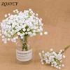 20cm blanco Gypsophila flores artificiales de boda flores ramo bricolaje decoración arreglo de respiración de los bebés falsa flor Decoración de casa ► Foto 1/6