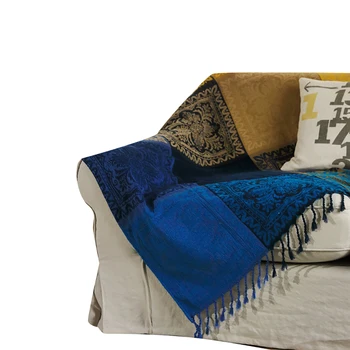 

Lychee Vintage Sofa Towel Blanket Cotton Knitted Decorative Sofa Blanket Throw Blanket for Sofa Bed 150X190cm