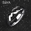 Ring for Men, White Tungsten Wedding Rings Dome Band Comfort Fit High Polished Alliance for Wedding, Free Shipping, Customized ► Photo 3/6