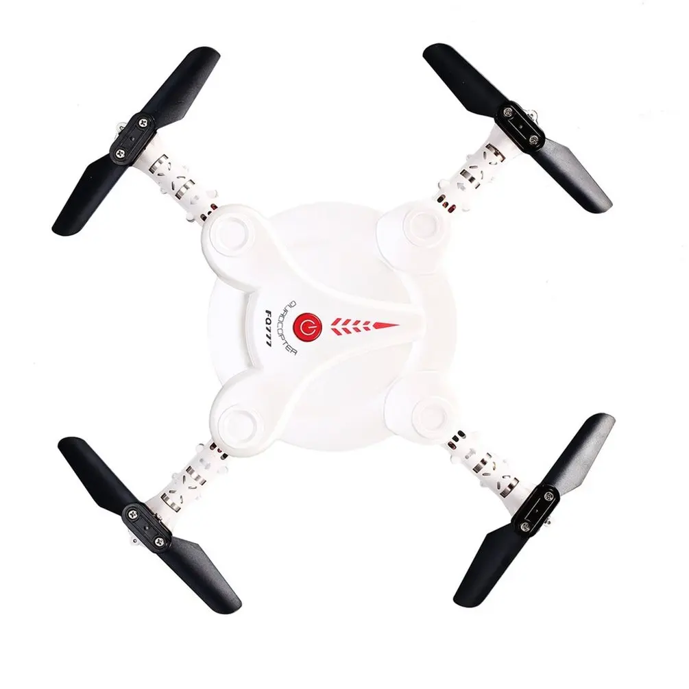 FQ777 FQ17W 2,4G 6 осевой гиростабилизированный мини скоростной Дрон Wi-Fi FPV(first person View складной RTF Квадрокоптер с дистанционным управлением с 0.3MP Камера удержания высоты «Безголовый» режим Drone