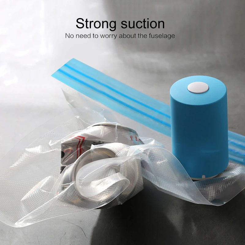 USB бытовой вакуумный мешок запайки машина для упаковки пищевых продуктов изолированный воздух в том числе 5 шт. мешок для перерабатываемого мусора мешки для хранения еды