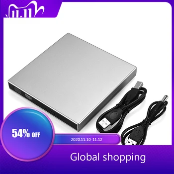 

ABS USB 2.0 Plug & Play Drive External DVD Drive Combo CD-RW Burner CD+-RW DVD ROM Portatil Lector DVD Externo for Laptop PC