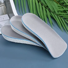 

New Increase Height Insoles Light Weight Soft Elastic Arch Support Breathable Eva for Men Women Shoes Pads Heighten Lift inserts