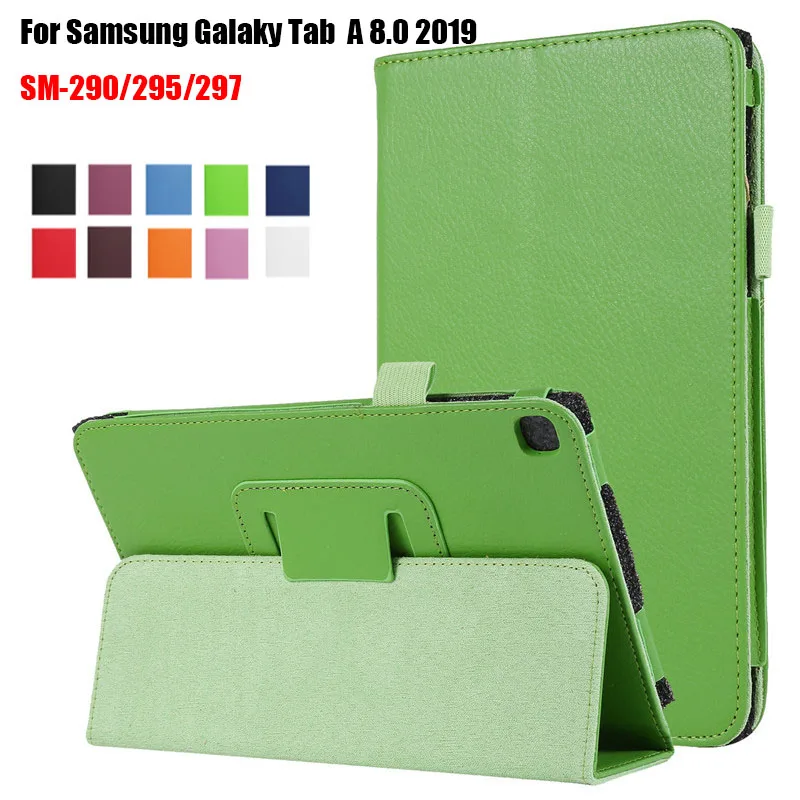 Leather Case For Samsung Galaxy Tab A 8.0 2019 8Inch Tablet Cover For