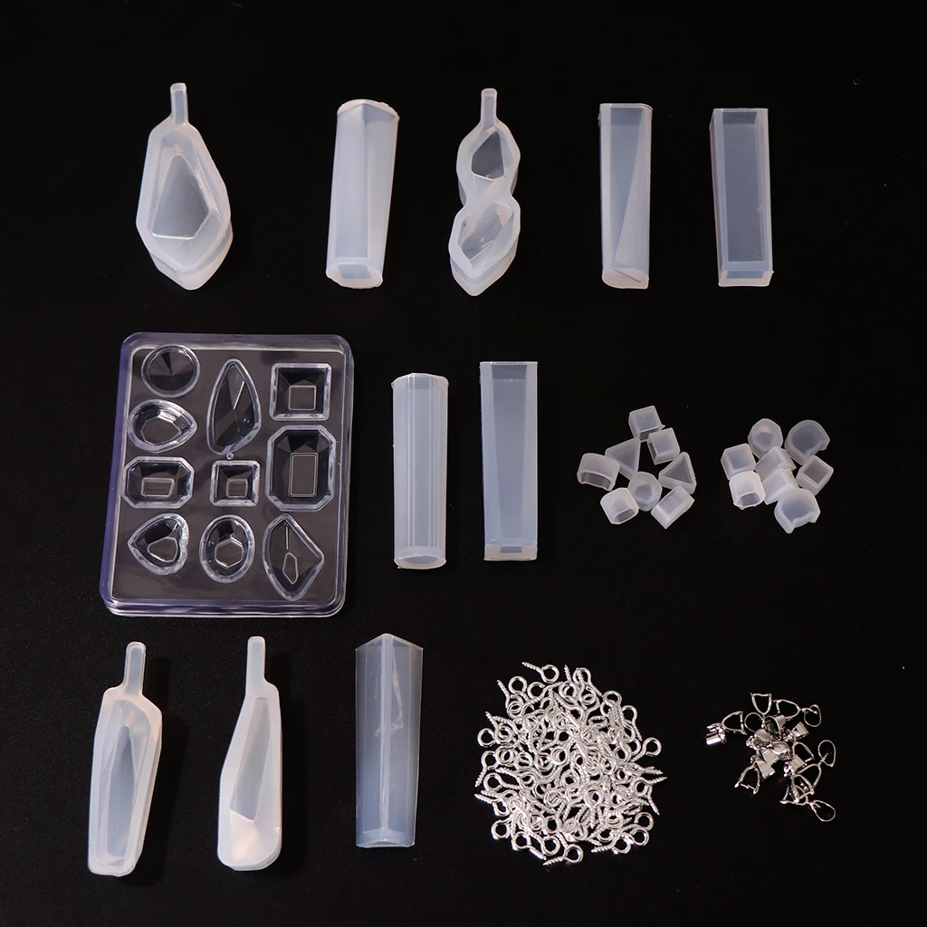 129 штук Силиконовые Ювелирные изделия литейные формы набор инструментов для изготовления ювелирных изделий DIY