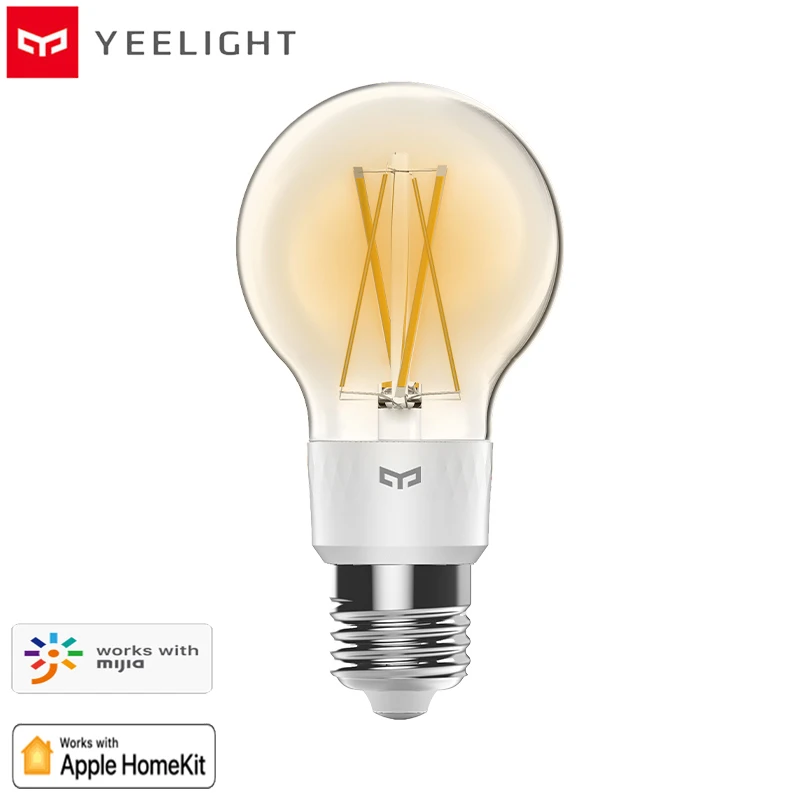 Светодиодная лампа Yeelight Smart 6 Вт E27 Wi Fi умный пульт дистанционного управления