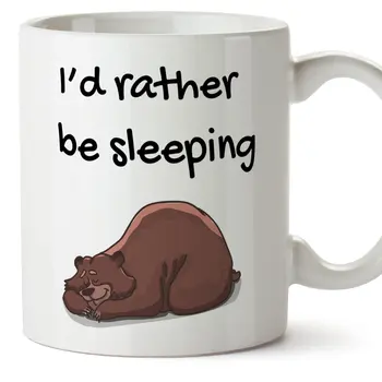 

Funny and Original Mug I'd Rather Be Sleeping Perfect Gift Ceramic Mug 11 Oz
