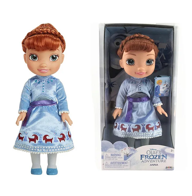 Белоснежка Принцесса игрушка фигурки Рождественская игрушка подарок Дисней оригинальная Принцесса Золушка фигурка модель игрушки для девочек на день рождения - Цвет: anna with box