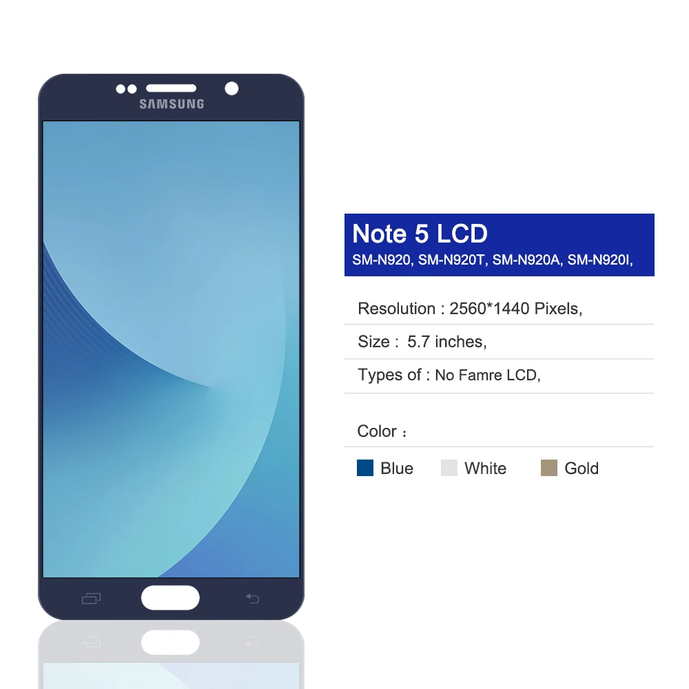 ЖК дисплей 5 7 ''Note для Samsung Galaxy Note сенсорный экран дигитайзер в сборе Note5 N920A N9200