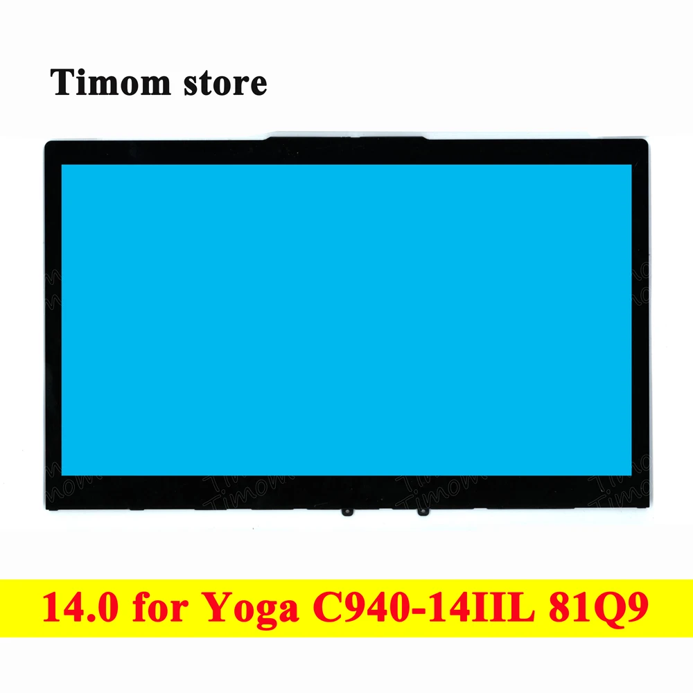 

FRU 5D10S39595 LP140WF9(SP)(E2) 5D10S39596 NV140QUM-N54 14.0" FHD UHD LCD Touch Assembly for Lenovo ideapad Yoga C940-14IIL 81Q9