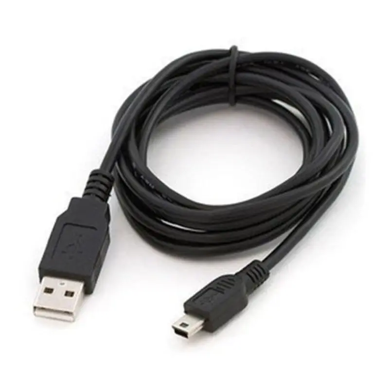 0.8m Mini USB Cable Car DVR GPS Digital Camera Mini USB Data Cable 5 Pin B MP3 MP4 Player HDD Camera