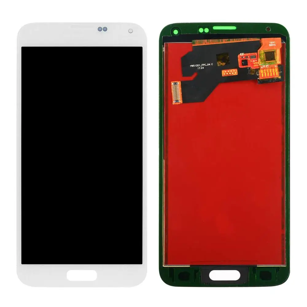 TFT White no frame AAA tft экран Замена для s5 G900 ЖК-дисплей сенсорный экран замена дигитайзер сборка с ремонтными инструментами комплект - Цвет: TFT White no frame