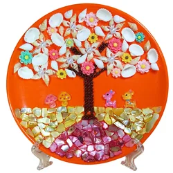Juego de pintura de concha artesanal, paquete de Material Manual, juguetes para niños, pasta de pintura, manualidades de dibujo de arena marina hechas a mano