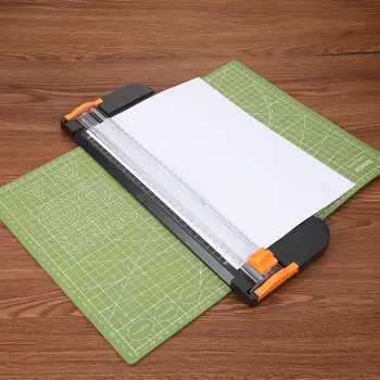 

Precision Paper Trimmer Paper Photo Cutter Portable Plastic Scrapbook Trimmers Cutter Office Cutting Mat Machine For A4 Paper