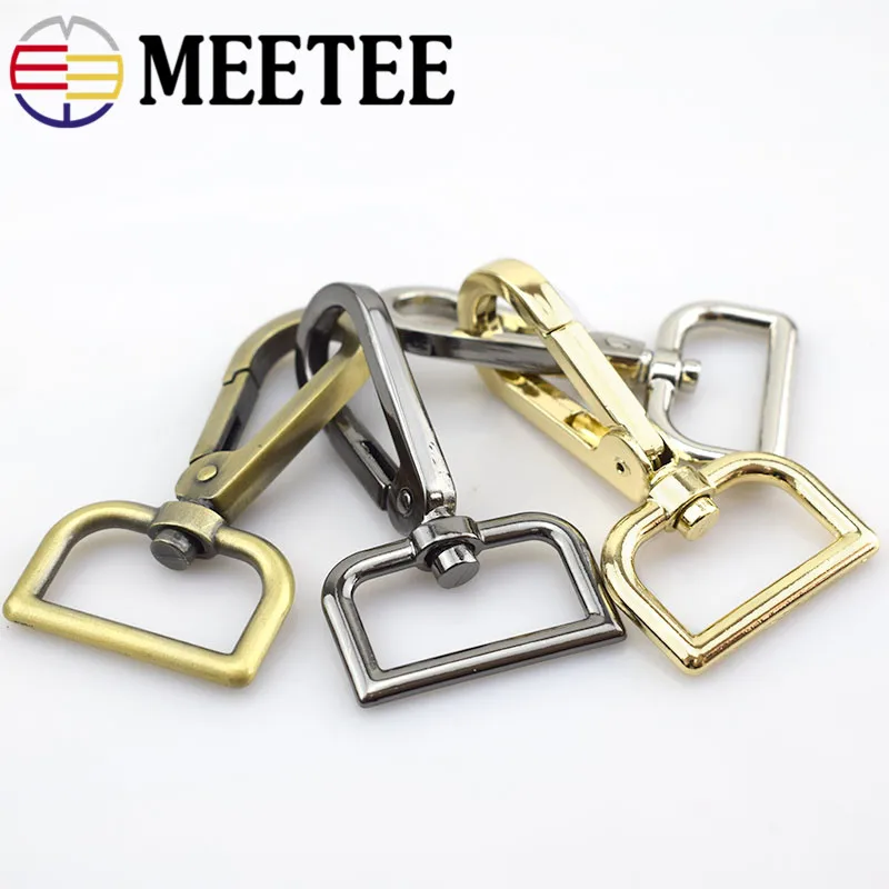 4 шт. Meetee 20/25 мм пряжки с зажимом металлический Паракорд багажные ручки для сумок