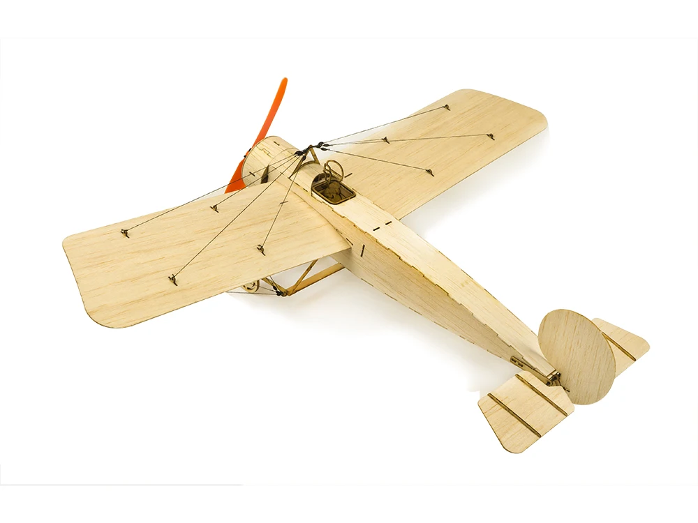 Fokker E. III Eindecker WW1 Figher 420 мм микро RC BalsaWood лазерная резка строительный комплект RC самолет бесщеточная версия K8