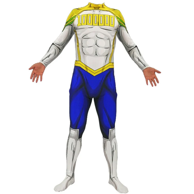 Маскарадный костюм «My hero Academy Million Mirio Togata», Супергерой zentai, боди, Комбинезоны