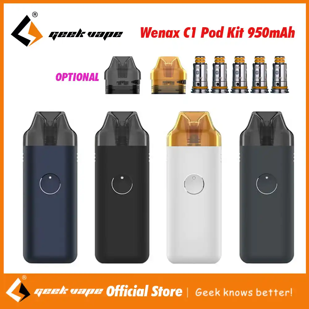 Официальный набор капсул Geekvape Wenax C1 со встроенным аккумулятором 950 мАч картридж