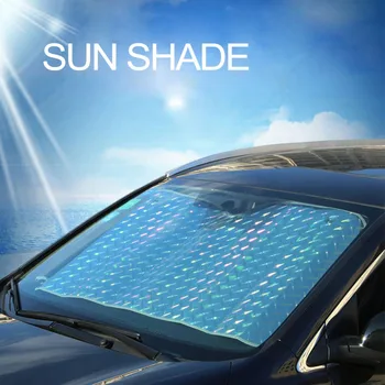 

Windscreen Sunshades Front Summer Shades Extra Thick Laser Summer Sun Protection SUV Cross-country Sun Block Sunshade car