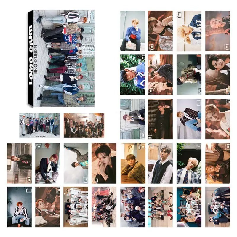 30 шт./компл. альбом KPOP фото плакат в виде карты Lomo карты самодельные бумажные фотокарты игрушек, для подарка, для фанатов Канцелярский набор