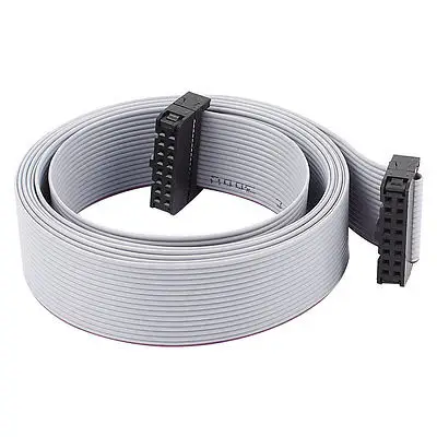 

2.54mm Pitch 16Pin F/F IDC Connector Hard Driver Flat Ribbon Cable 148cm Length
