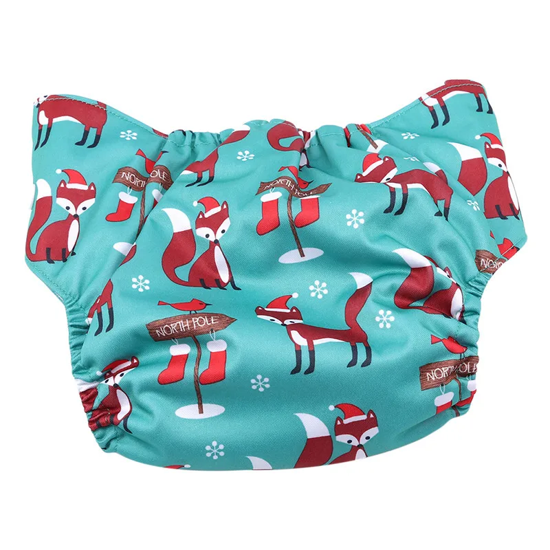 High Quality Baby Cloth Diaper New Fashion Cartoon Animal Print Microfiber Insert Baby Nappies with Liners Unique Diaper Covers
