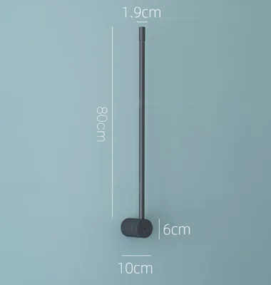Style A 80CM Минималистичные Настенные светильники из алюминия для гостиной, спальни, комнаты, линейный настенный светильник для кухни, коридора, прохода, светодиодный настенный светильник - Цвет абажура: Style A 80CM