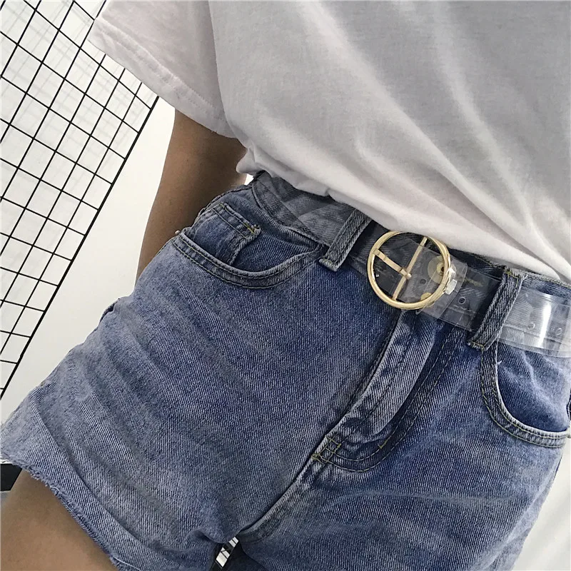 Корейский ulzzang милый пластиковый прозрачный Модный японский ремень Harajuku женский ремень любовь личности колледж ins ремни