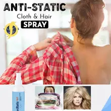 Антистатическая ткань и спрей для волос Балансирующий спрей антистатический и восполняет влагу#3N07