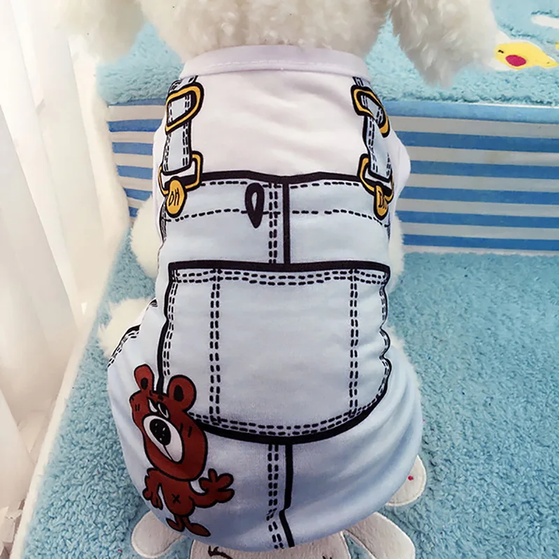False strap vest Spring and summer Dog vest clothes for pets