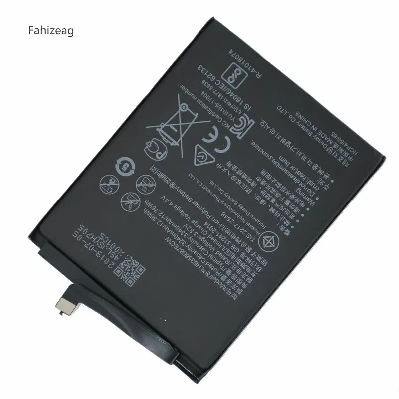 Fahizeag HB356687ECW 3340 мАч аккумуляторная батарея для телефона huawei Nova 2 plus Nova 2i honor 9i huawei G10 mate 10 lite