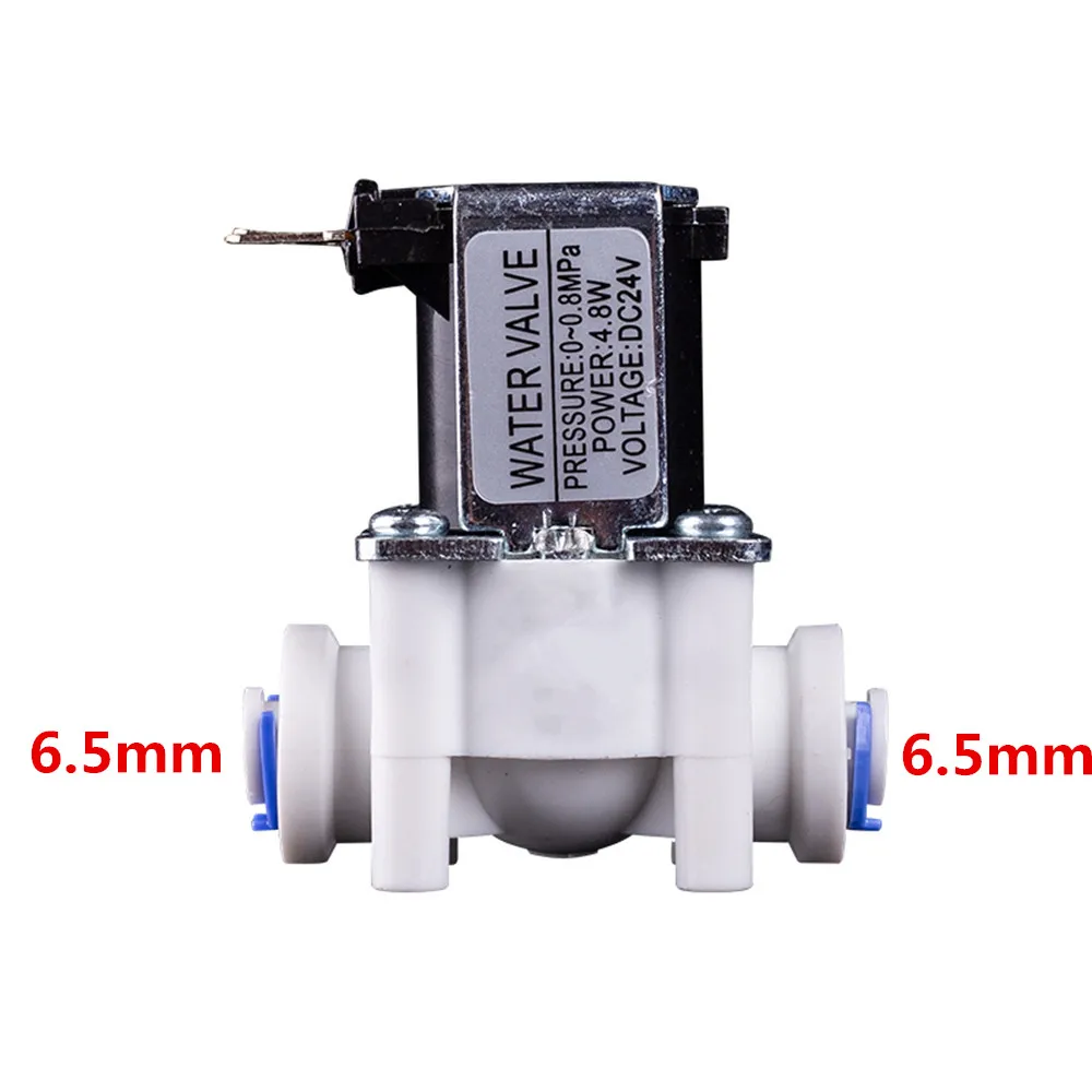Электрический пластиковый электромагнитный клапан 12V 24V 220V NO/NC 1/" 3/8" шланг трубы Quick Conntection RO система обратного осмоса воды