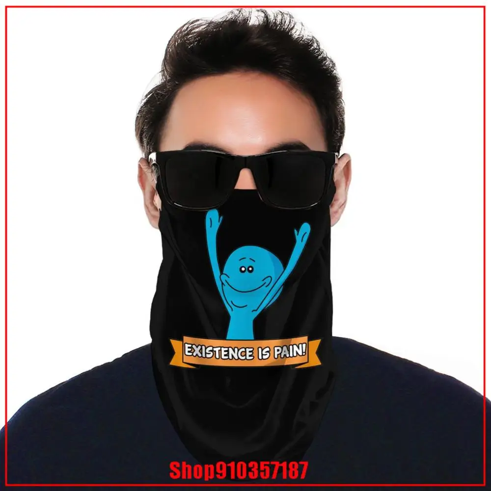 Meeseeks дизайнерская маска для лица женский хиджаб шарф 2020 смываемая взрослых вуаль