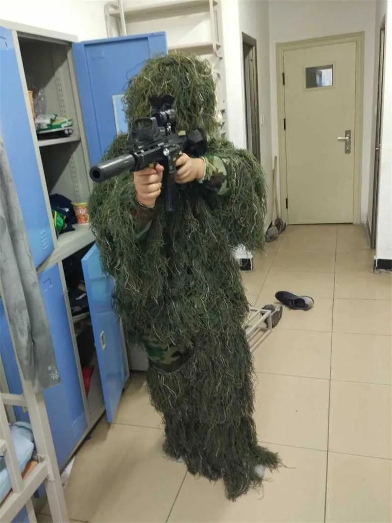  BAG Halloween Game costume Playerunknown Battlegrounds PUBG Ghillie Suit Cosplay costume Camouflage
