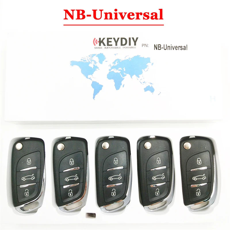 US $55.19 KEYDIY 5pcslotNB11 Universal Multifunctional KD Remote 3 Button NB Series Key For KD900 URG200 Remote Master