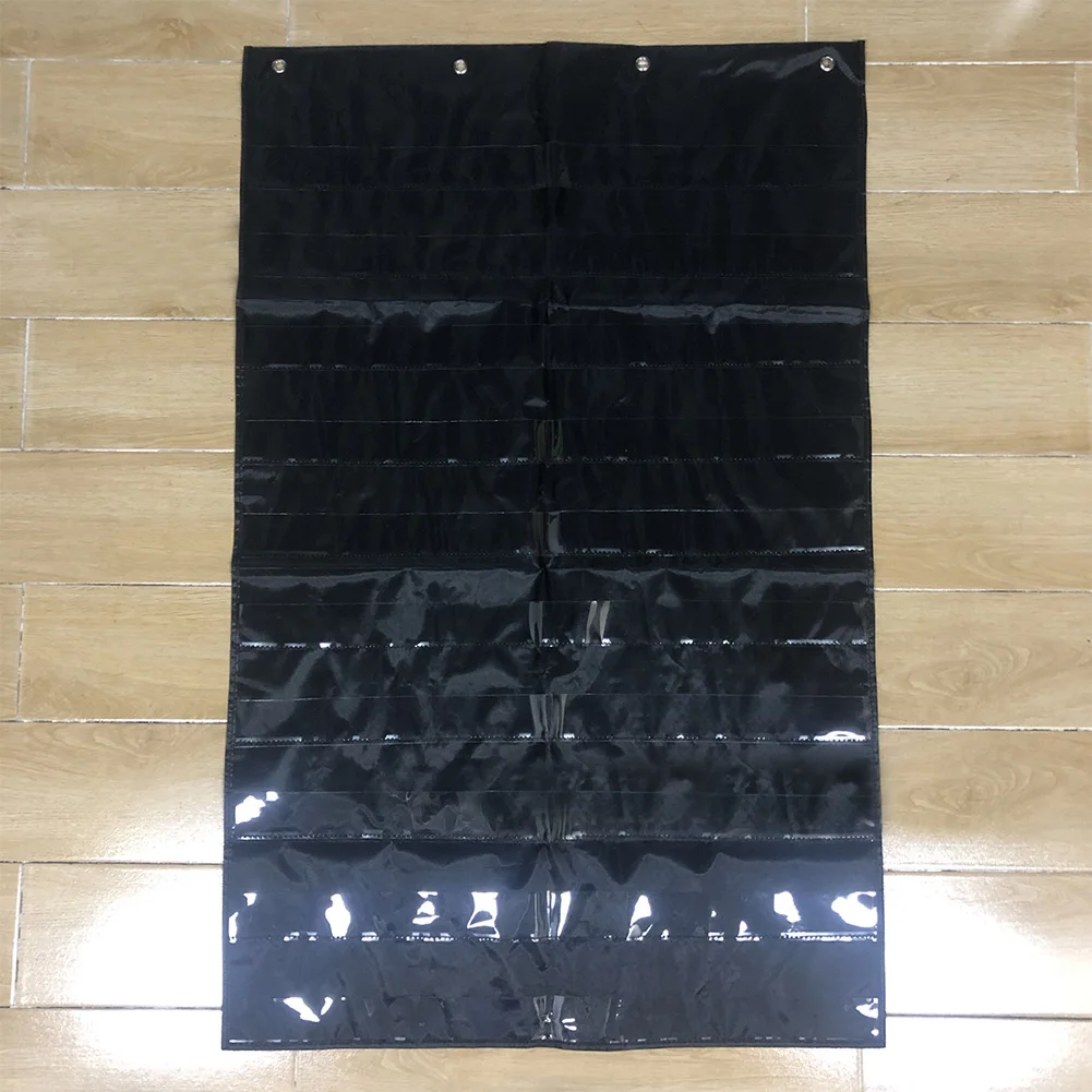 10 Giant Organization Transparent Home Easy Mounting Classroom Learning Resources Insert Card Scheduling Teaching Pocket Chart | Канцтовары