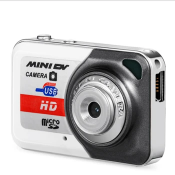 

Mini Camera Portable X6 Ultra Mini HD High Denifition Digital Camera Mini DV Support 32GB TF Card with Mic USB Flash Drive