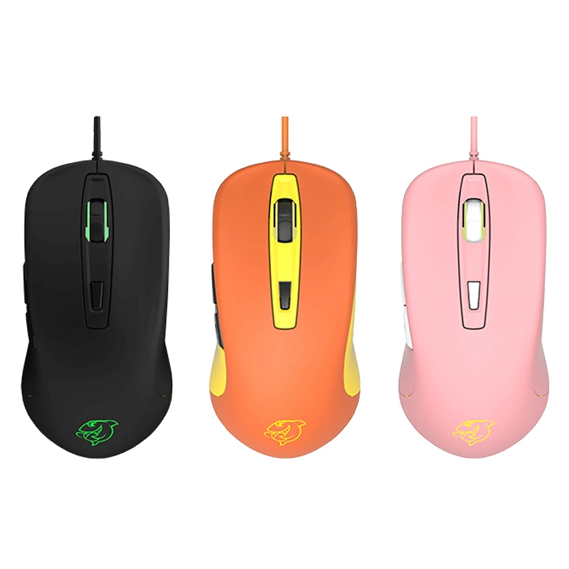 

Adjustable 5000dpi Wired USB Mouse Macro Programmable Gaming RGB Mice PC Computer Laptop PC Optical Game Mouse for Mac/Asus/Dell