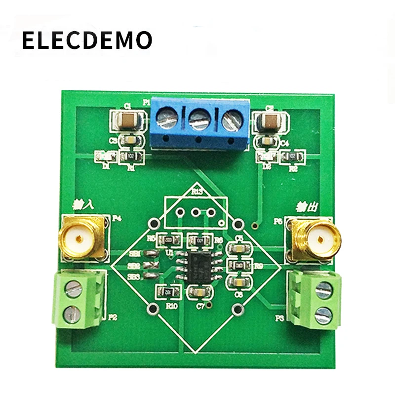 OPA129 Module High Impedance Operational Amplifier Module Electrode Signal Conversion IV Conversion Amplifying Weak Signal 1