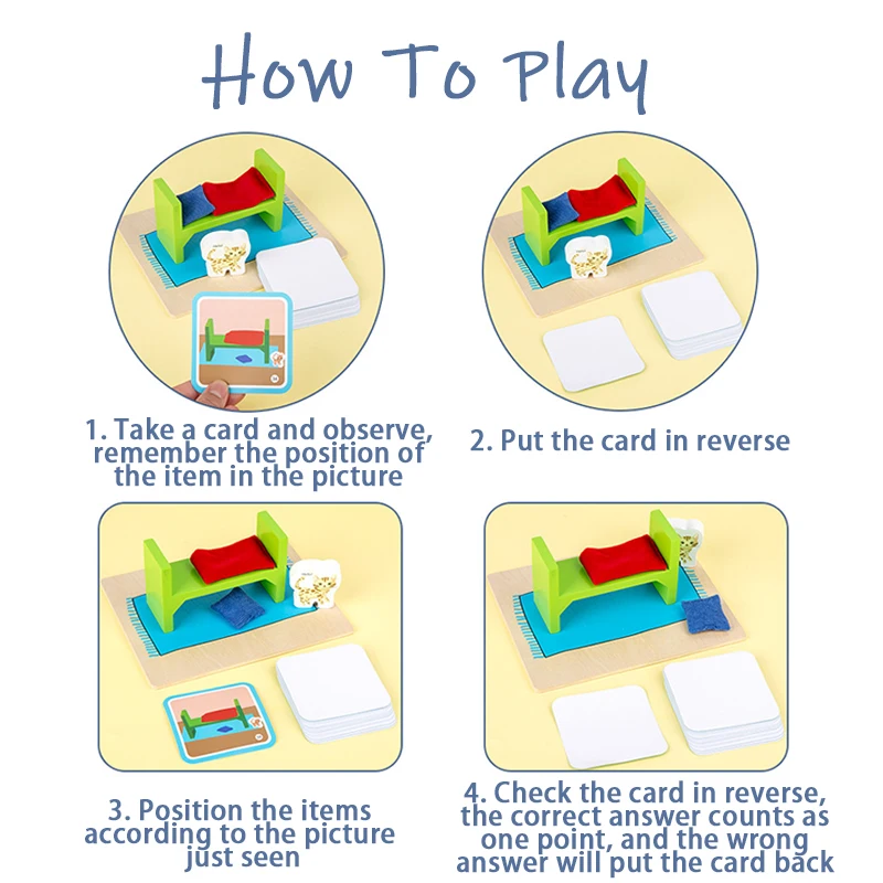 Kid Shape Matching Jigsaw Toy Memory Training Space Imagination Training Board Montessori Learning Match Bricks Sensory Toy Gift 3