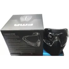 WITH Original Box  FMA F1 Full Face Mask With Single Layer Paintball Safety Anti-fog Goggle Mask Tactical Airsoft Equipment
