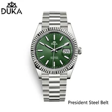 2021 nuovo orologio da polso DUKA Top Luxury Brand 100M orologi meccanici da uomo impermeabili calendario automatico orologio da uomo in vetro zaffiro