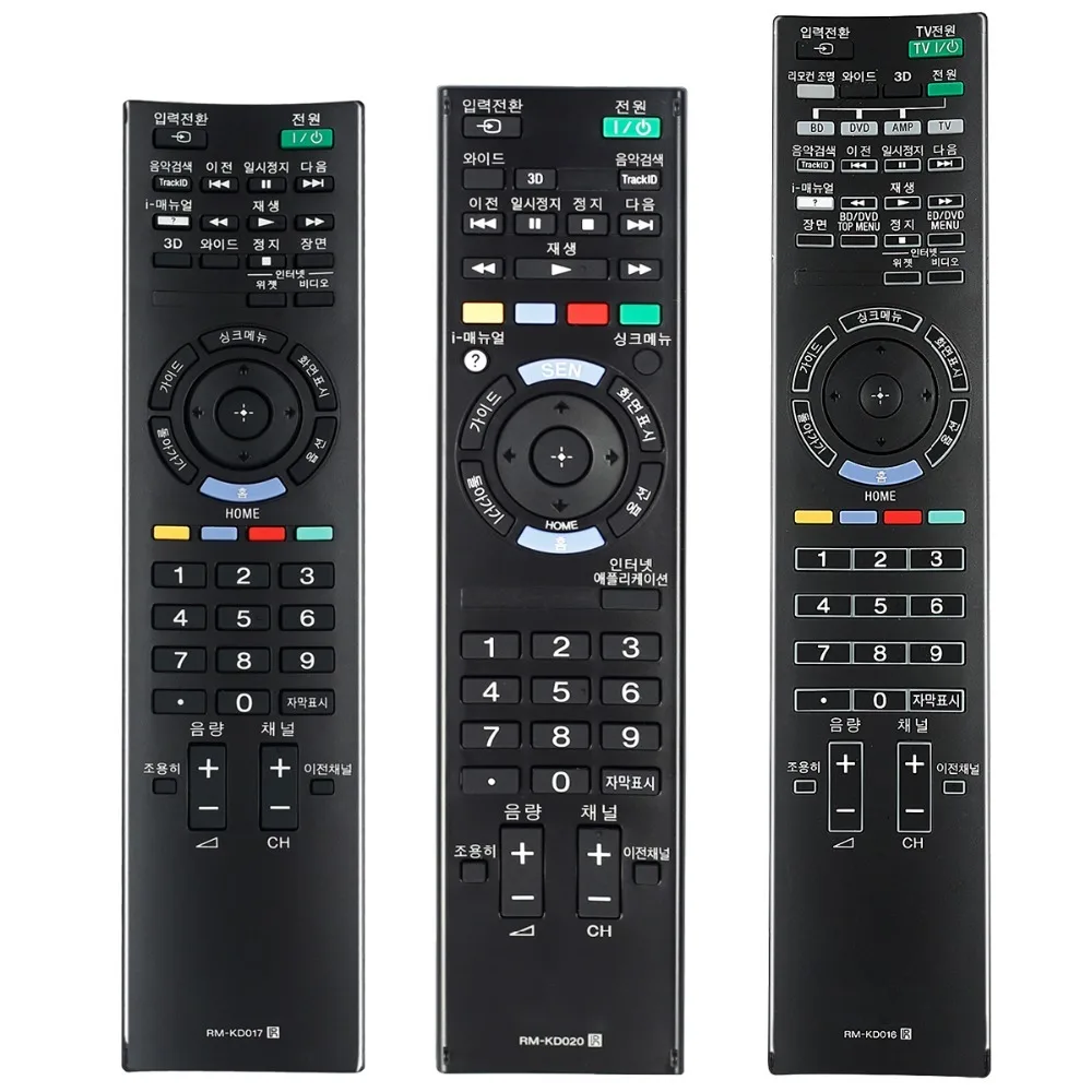 Пульт дистанционного управления для sony lcd 3D smart tv RM-KD020 Контролер Корейская версия rm-kd017 rm-kd016