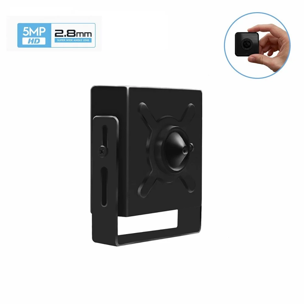 5MP 4MP 3MP POE Audio IP Camera H.265  2.8mm Mini CCTV IP Camera for POE NVR System indoor Home Security Surveillance - 5