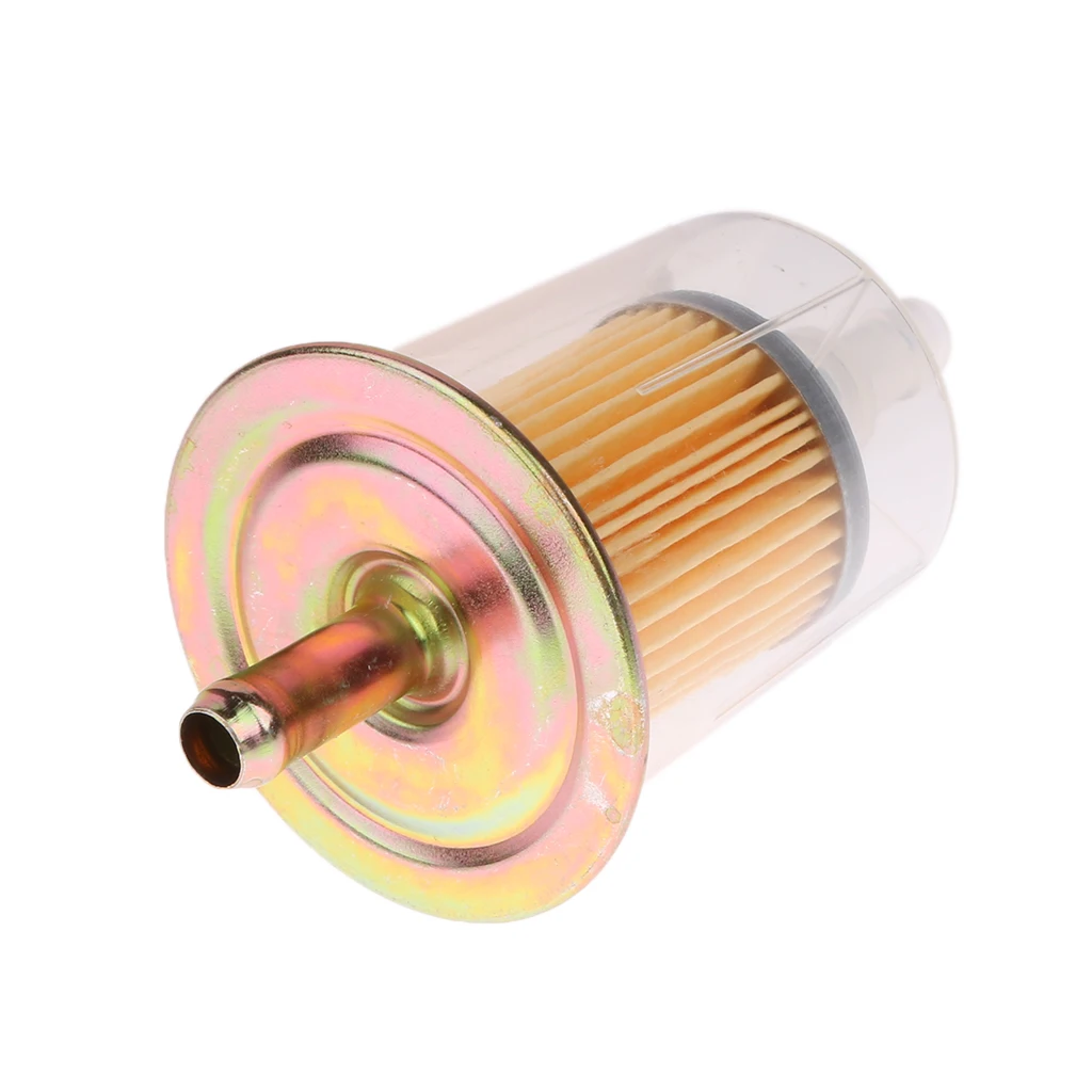 8mm 5/16'' Inline Gasoline Fuel Filter Universal Fit for Car Carberator Engine NOS Fits for Jeep For Bobcat